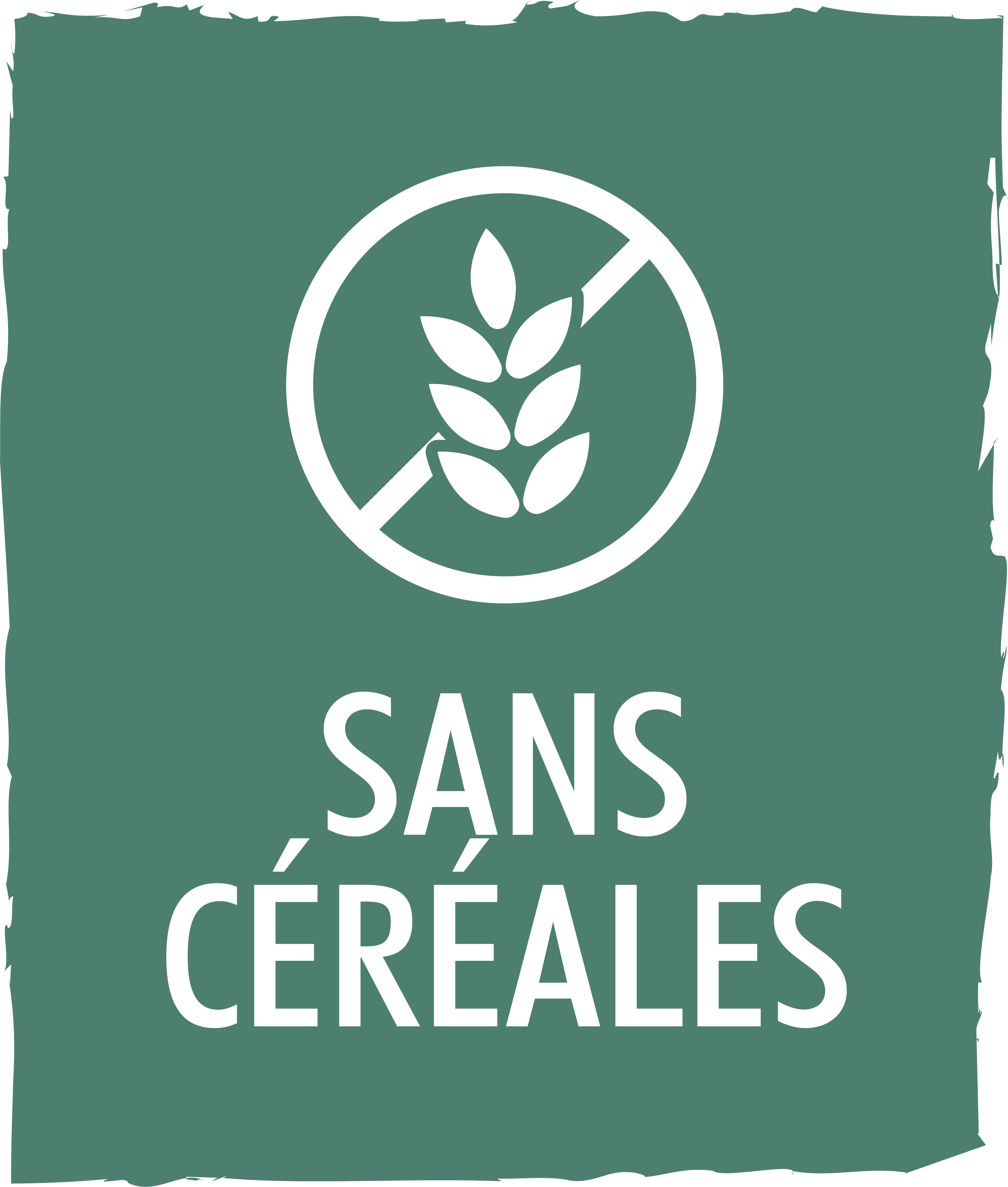 Sans céréales et sans gluten